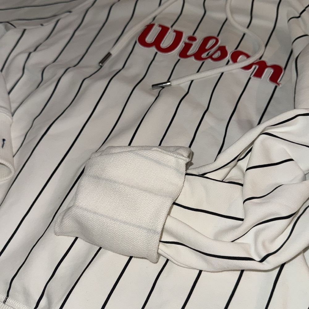 Custom Wilson Striped Chicago U.S.A. Sweatshirt - Picture 4 of 4